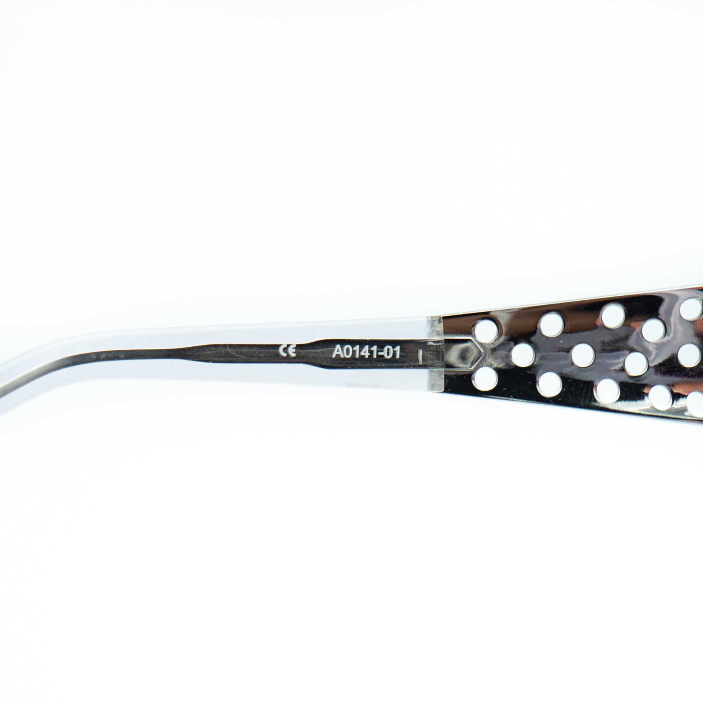 Alain Mikli A0141-01 Purple Silver Sunglasses Vintage