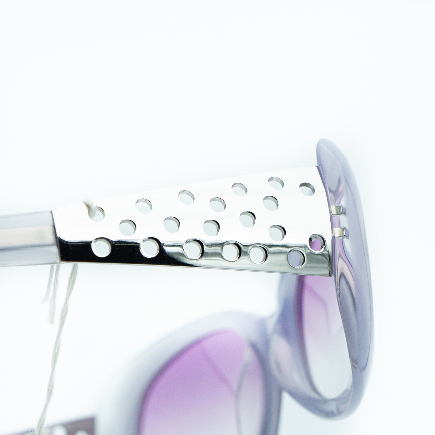 Alain Mikli A0141-01 Purple Silver Sunglasses Vintage