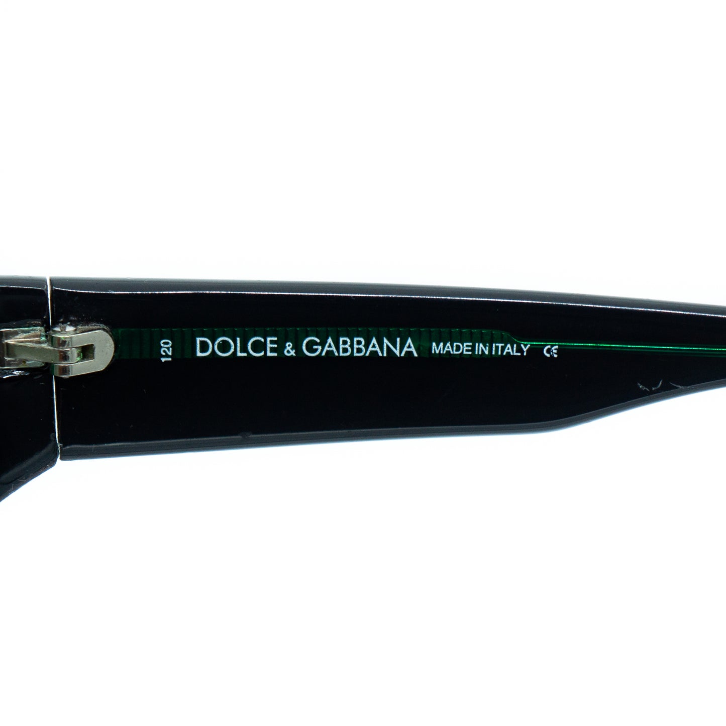 Dolce & Gabbana DG 725S Green Oval Sunglasses Vintage