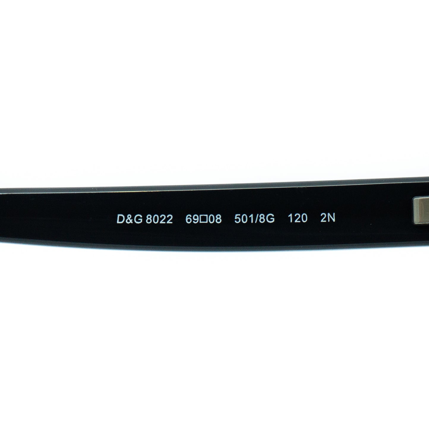 Dolce & Gabbana DG 8022 Black Mask Sunglasses Vintage