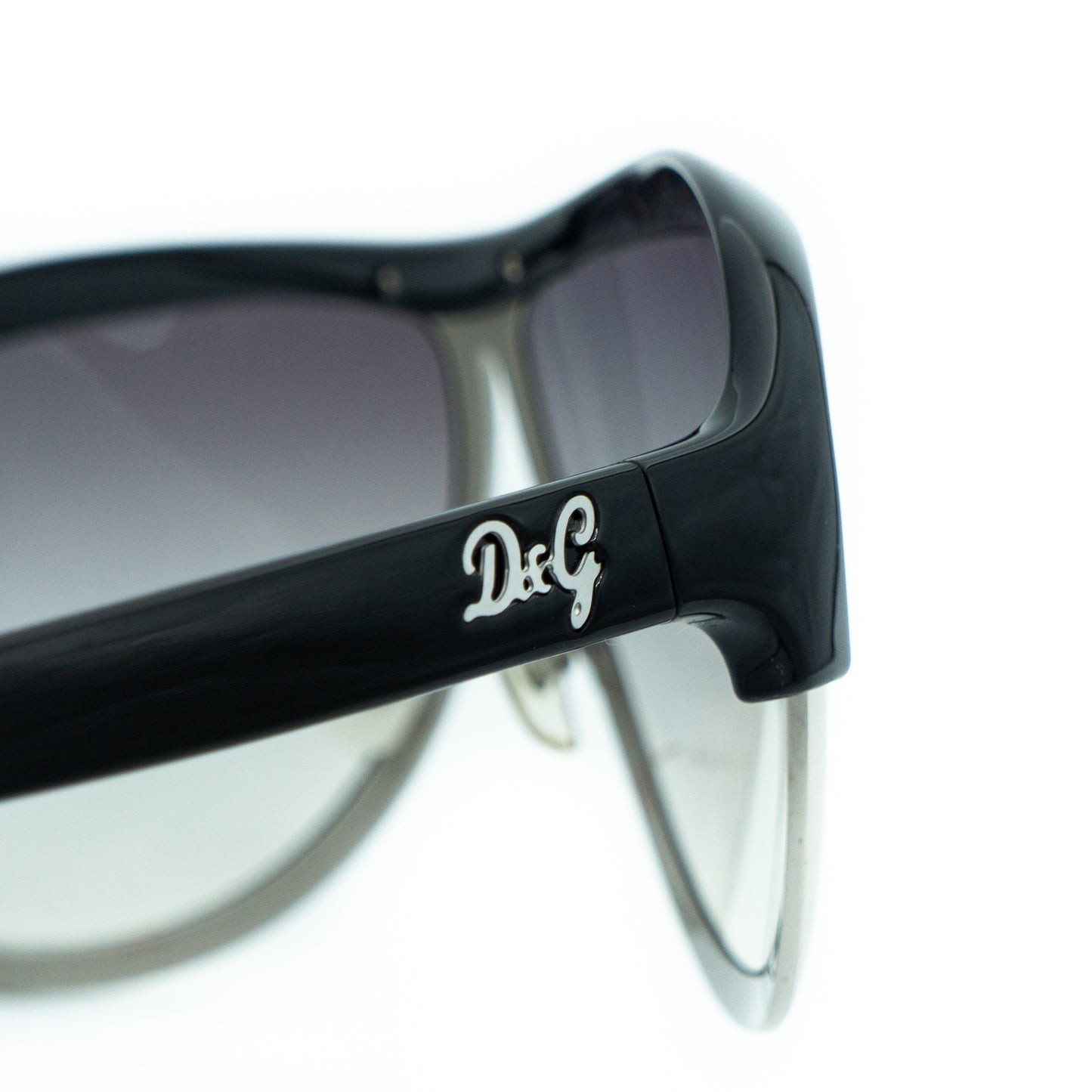Dolce & Gabbana DG 8022 Black Mask Sunglasses Vintage