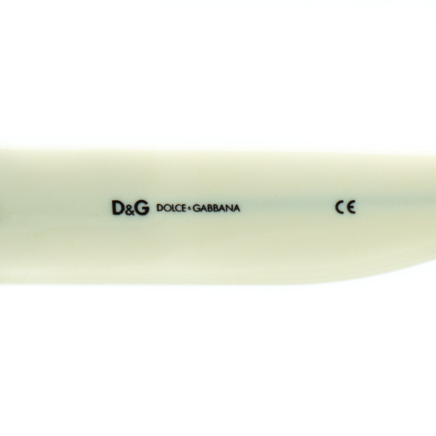 Dolce & Gabbana DG 6022-B White Shield Sunglasses Vintage