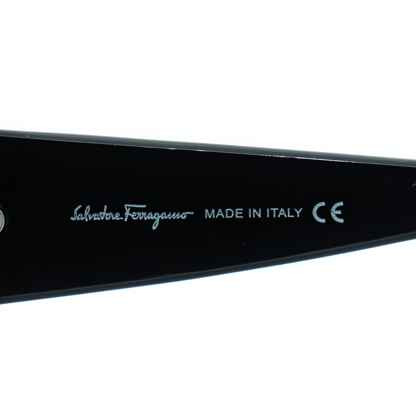 Salvatore Ferragamo 2122-B Black Mask Sunglasses Vintage
