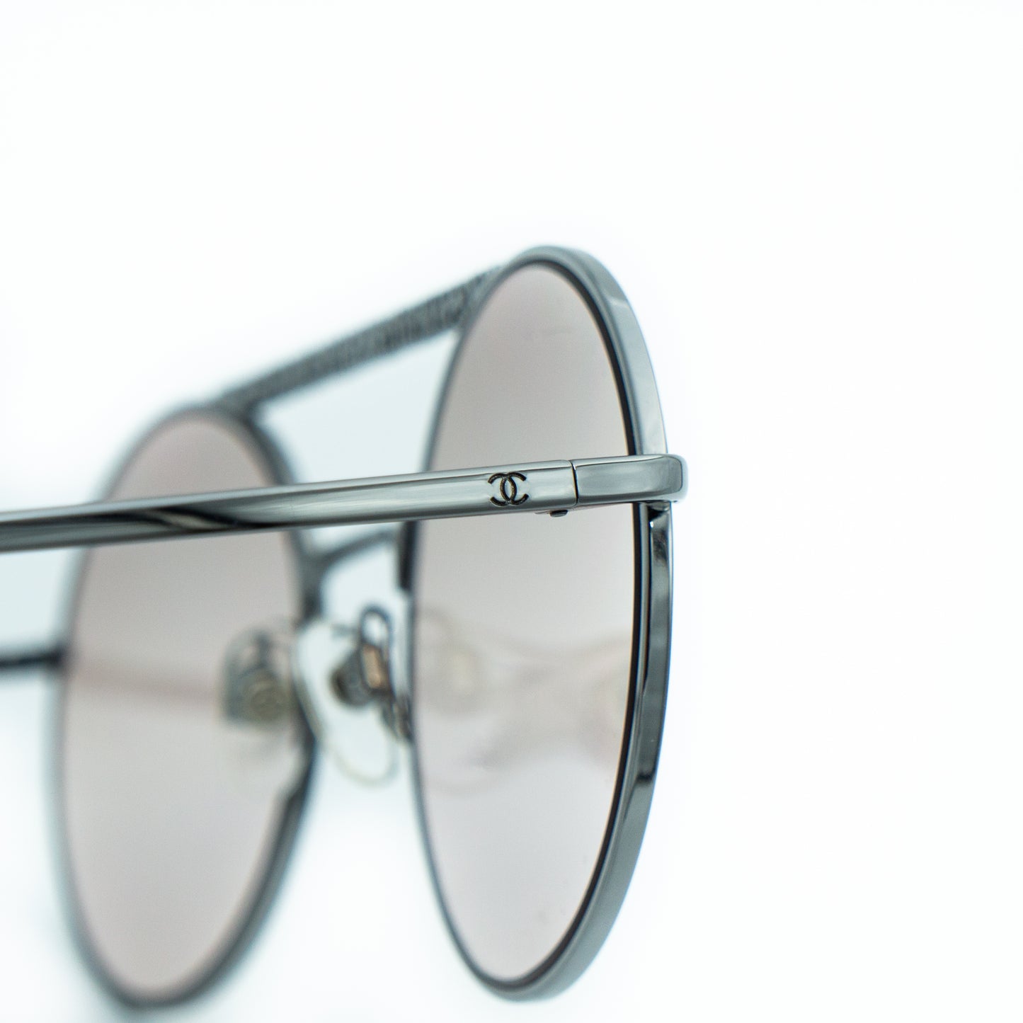 Chanel 4232 Round Silver Sunglasses Vintage