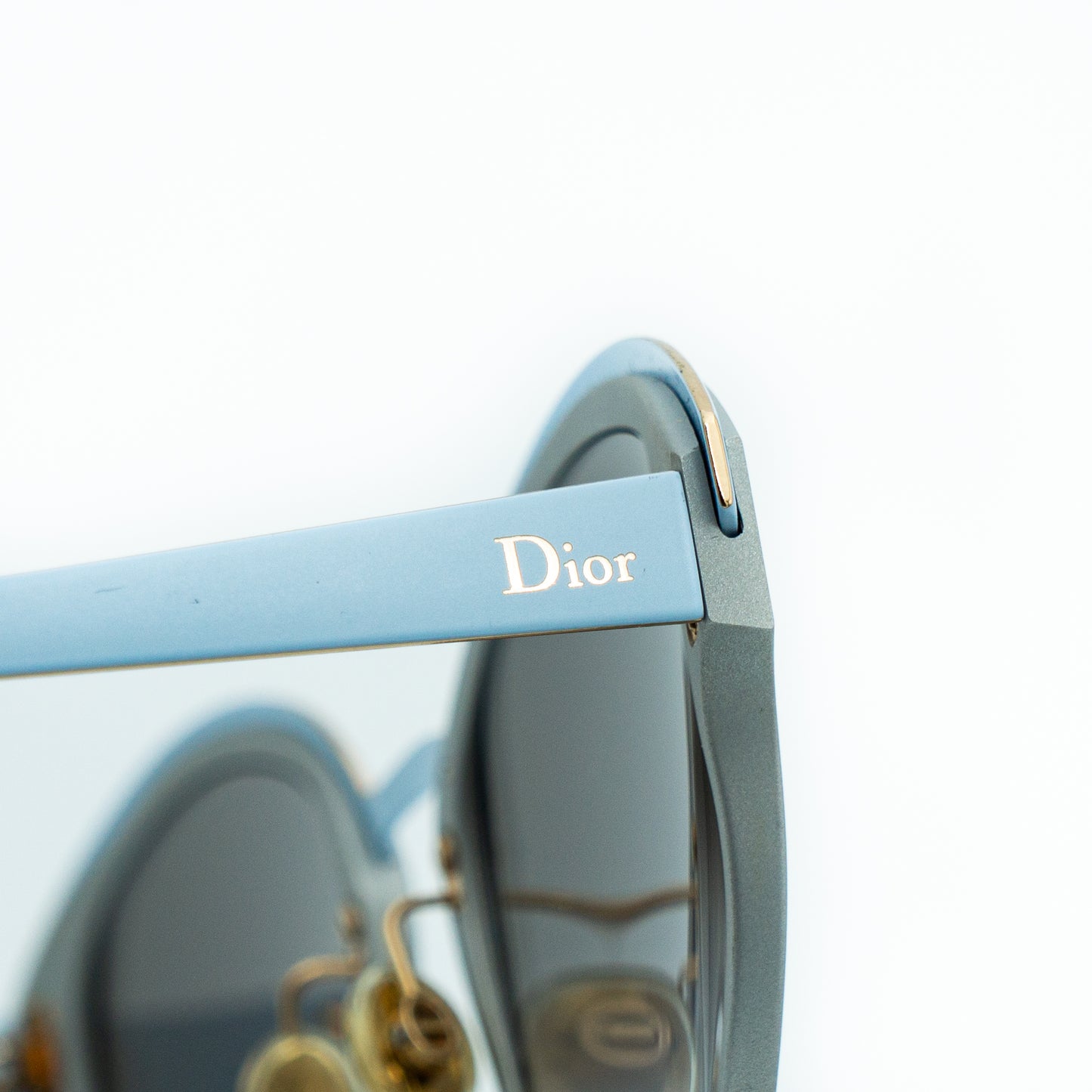 Christian Dior SUN Blue Sunglasses Vintage