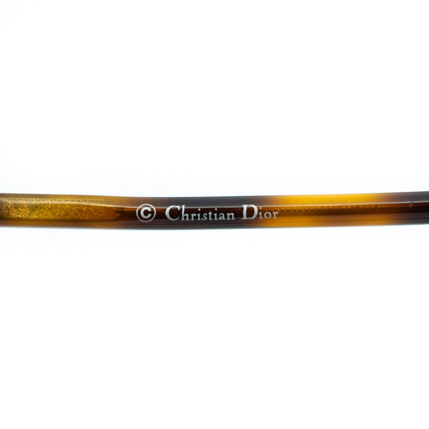 Christian Dior Reflected Brown Silver Sunglasses Vintage