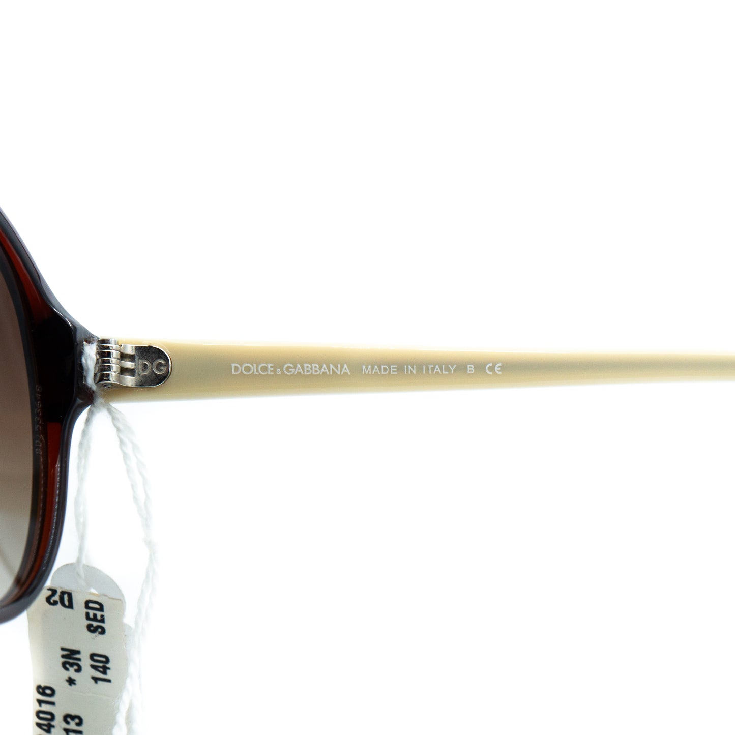 Dolce & Gabbana DG 4016 Brown Oversized Sunglasses Vintage