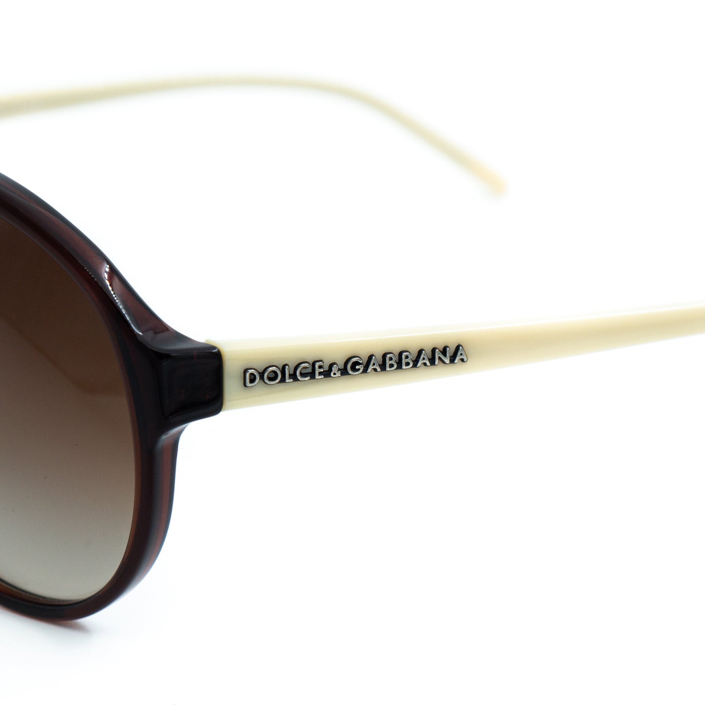Dolce & Gabbana DG 4016 Brown Oversized Sunglasses Vintage