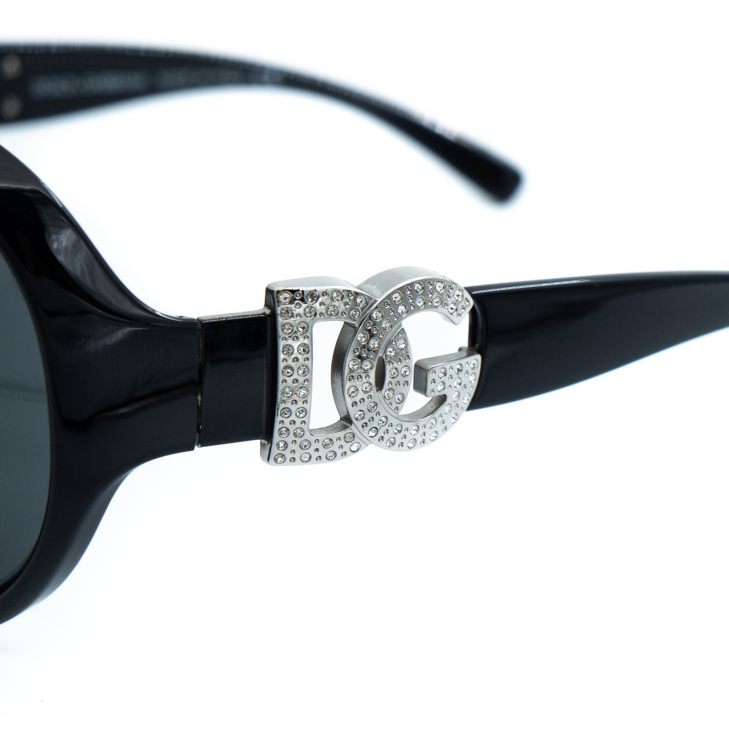 Dolce & Gabbana DG 6030B Black Oversized Sunglasses Vintage