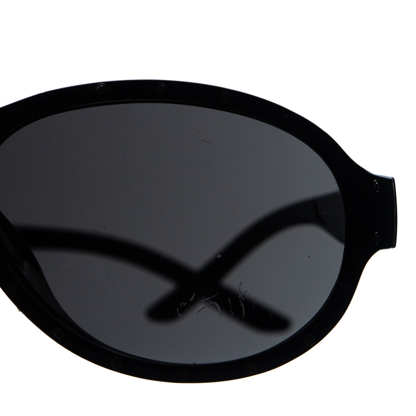 Valentino 5439/S Black Mask Women Sunglasses Vintage