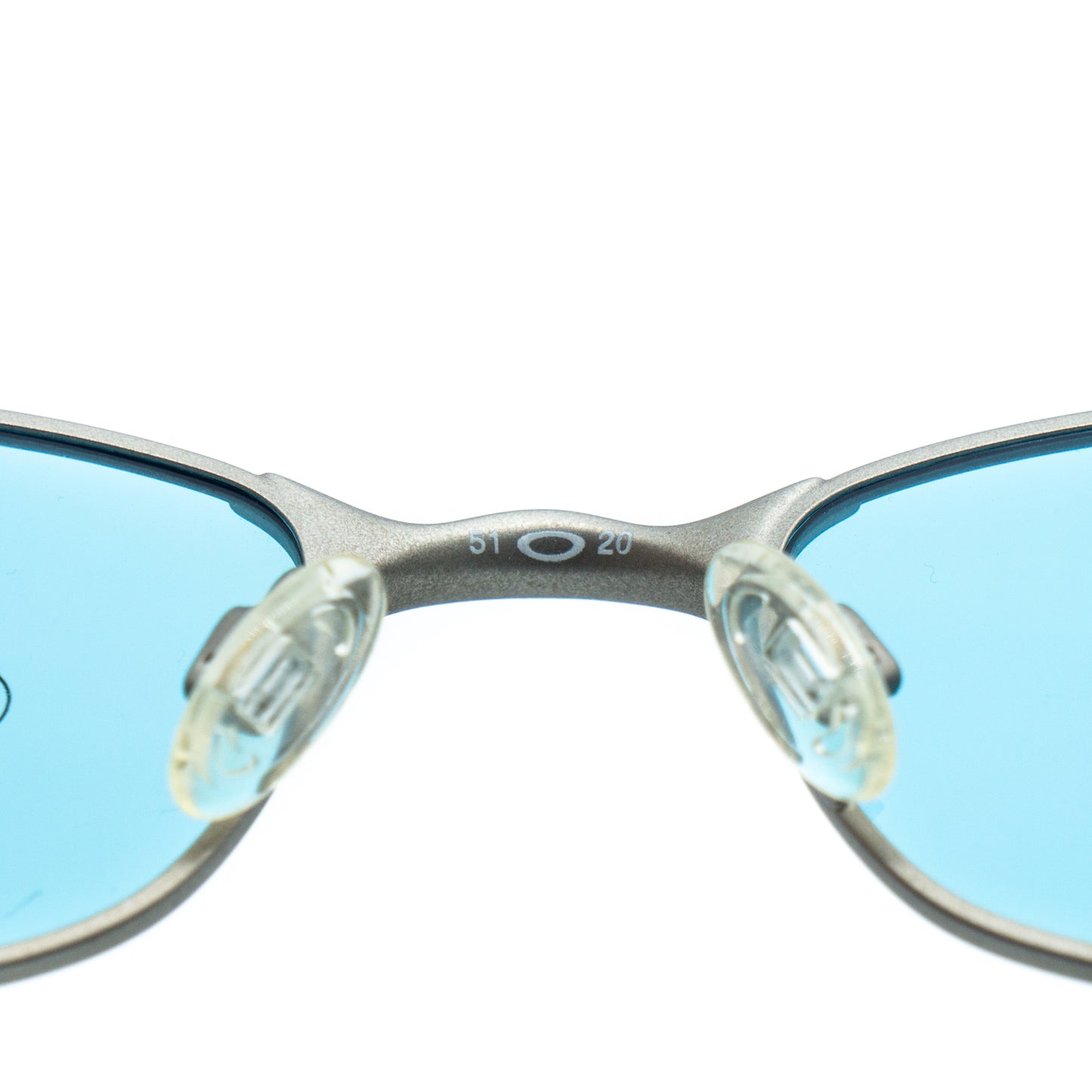 Oakley Off Line 6.0 Silver Blue Sunglasses Vintage