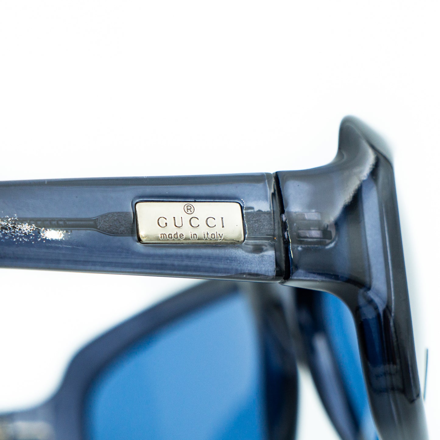 GUCCI GG 1449/N/S Unisex Blue Sunglasses Vintage