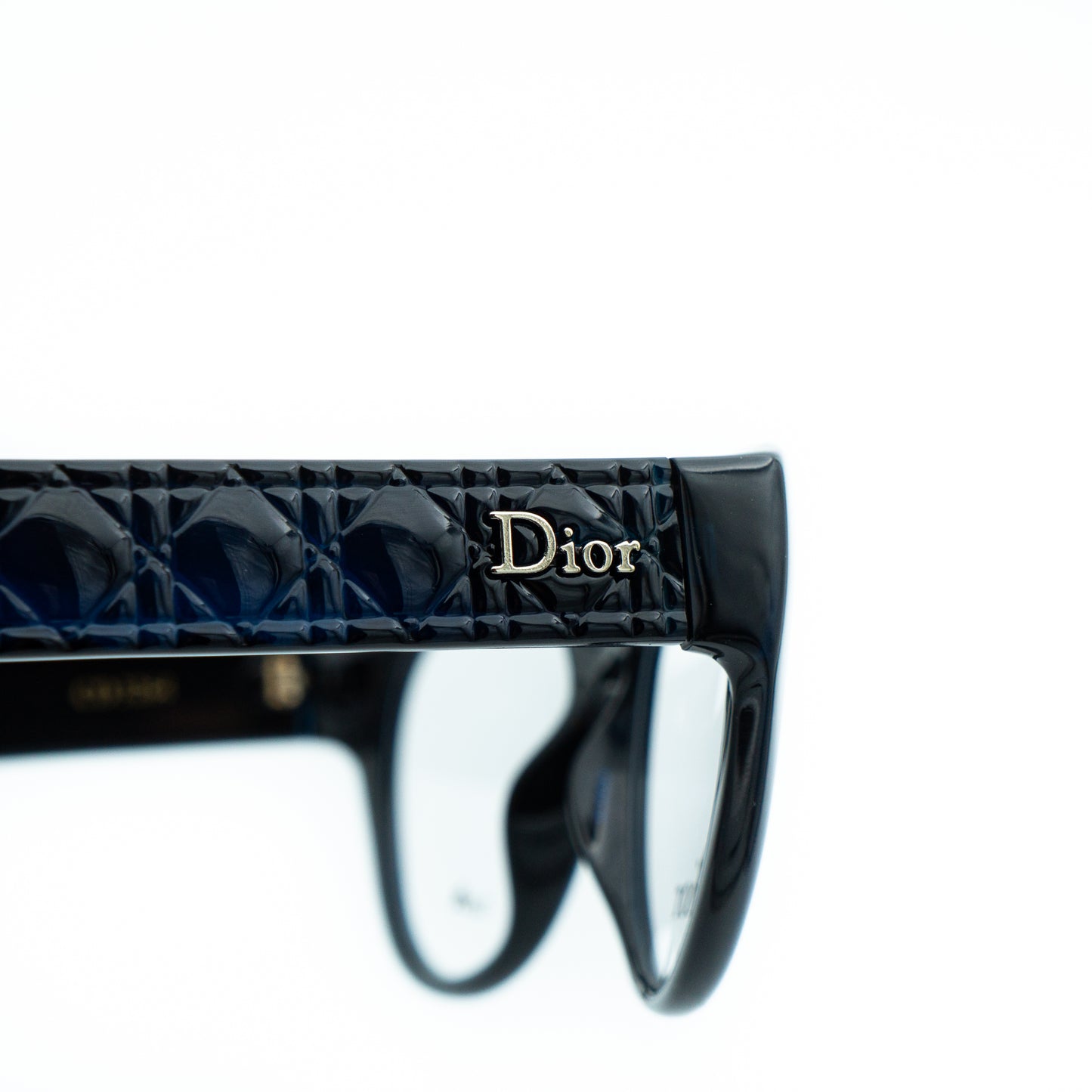 Christian DIOR CD3264 Blue Black Cat Eye Glasses Frame