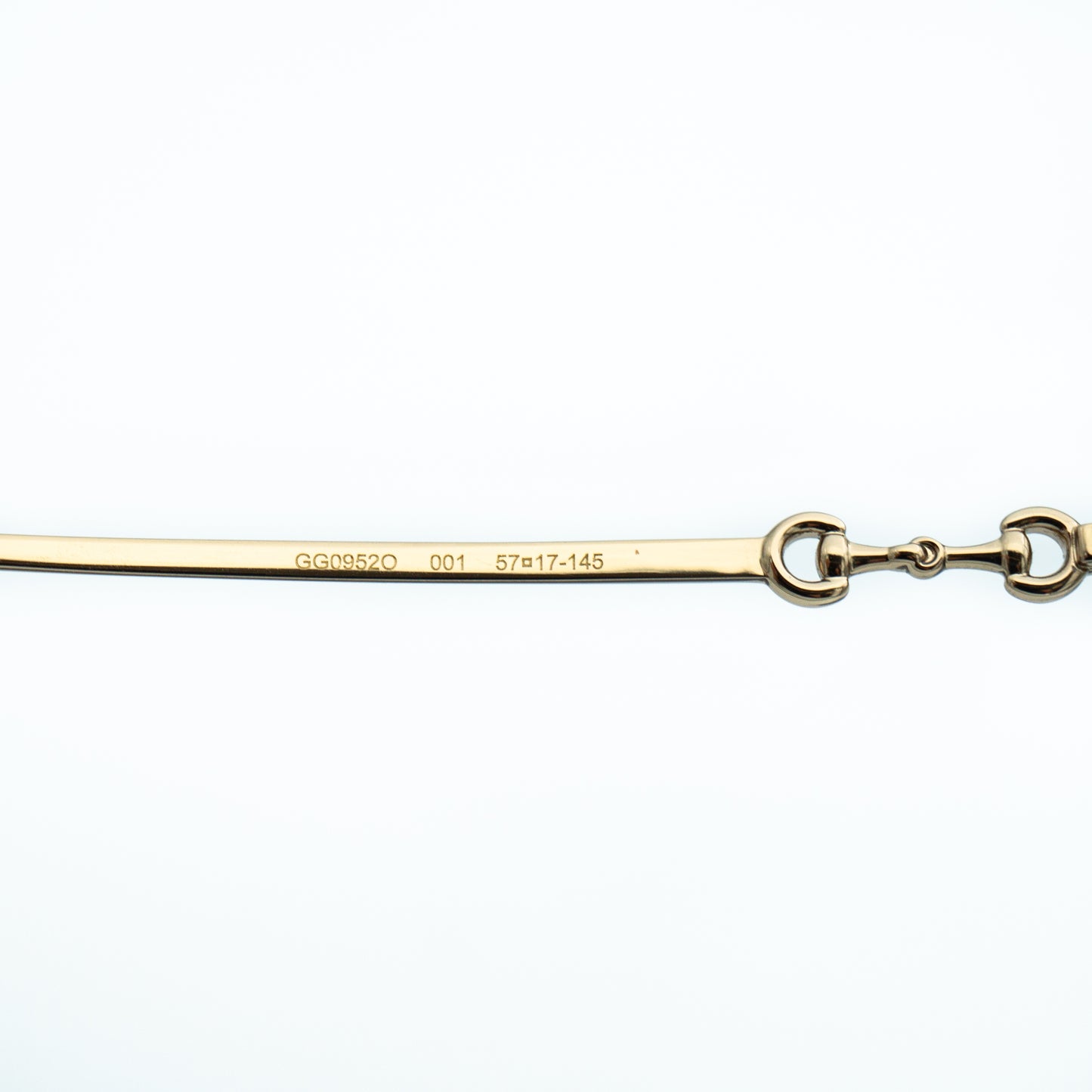 GUCCI GG0952O Gold Metal Oversized Eye Glasses Frame