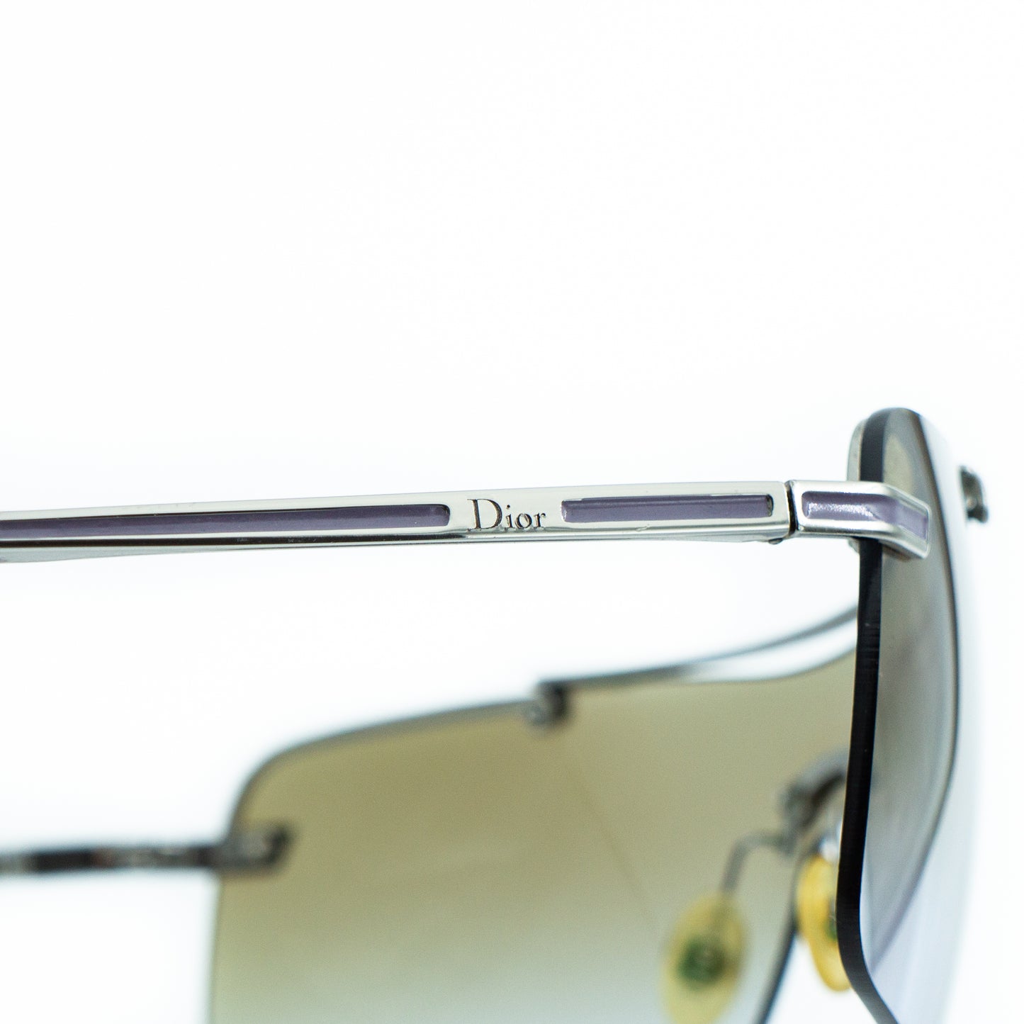 Christian Dior AIR 2 Shield Rimless Sunglasses Vintage