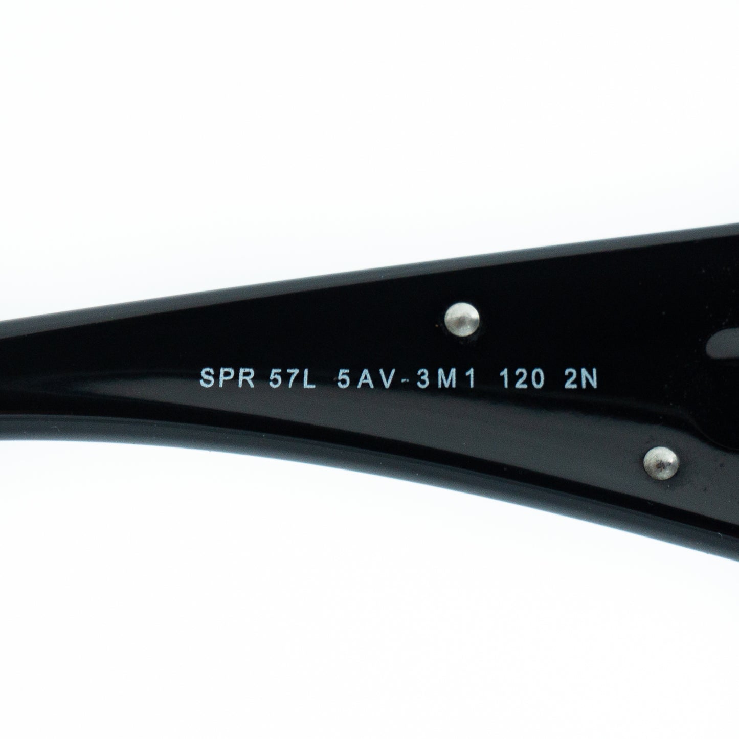 PRADA SPR57L Black Shield Mask Sunglasses Vintage