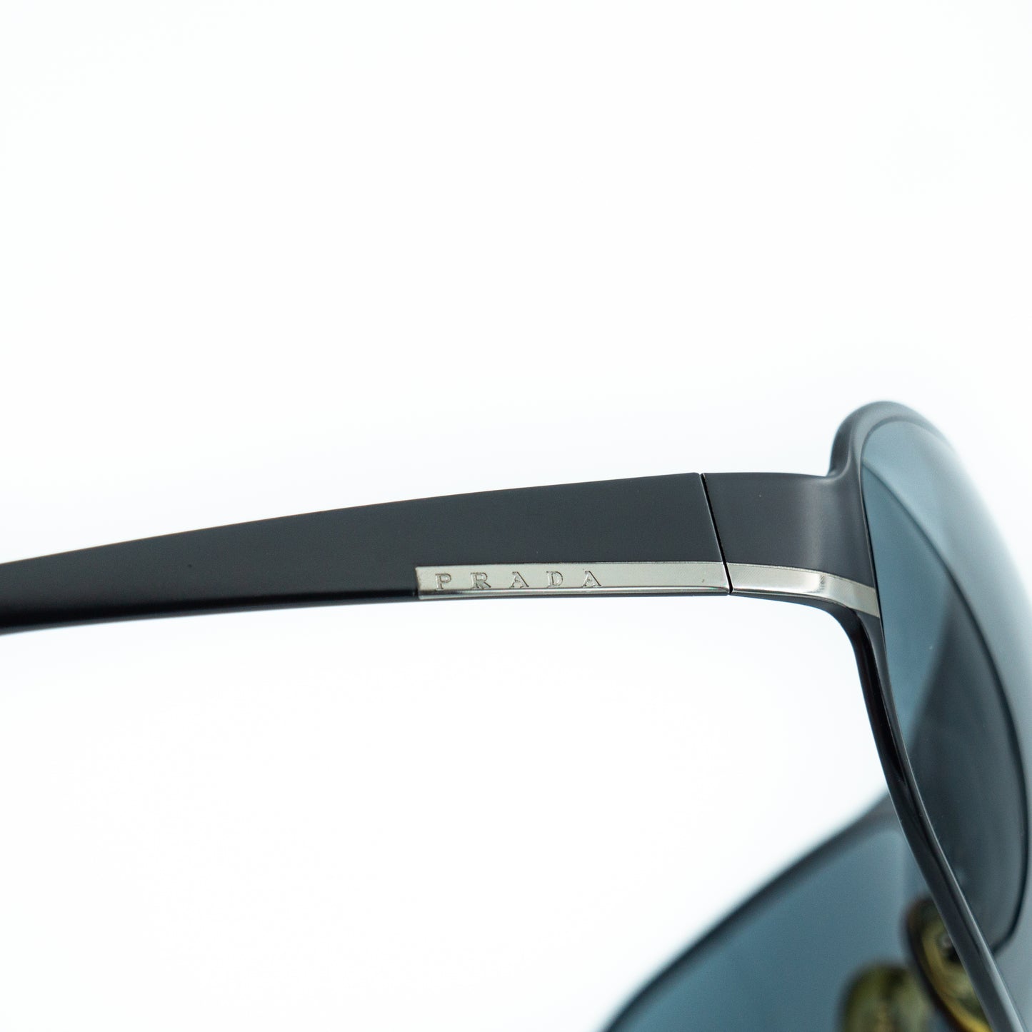 PRADA SPR55F Mask Black Sunglasses Vintage