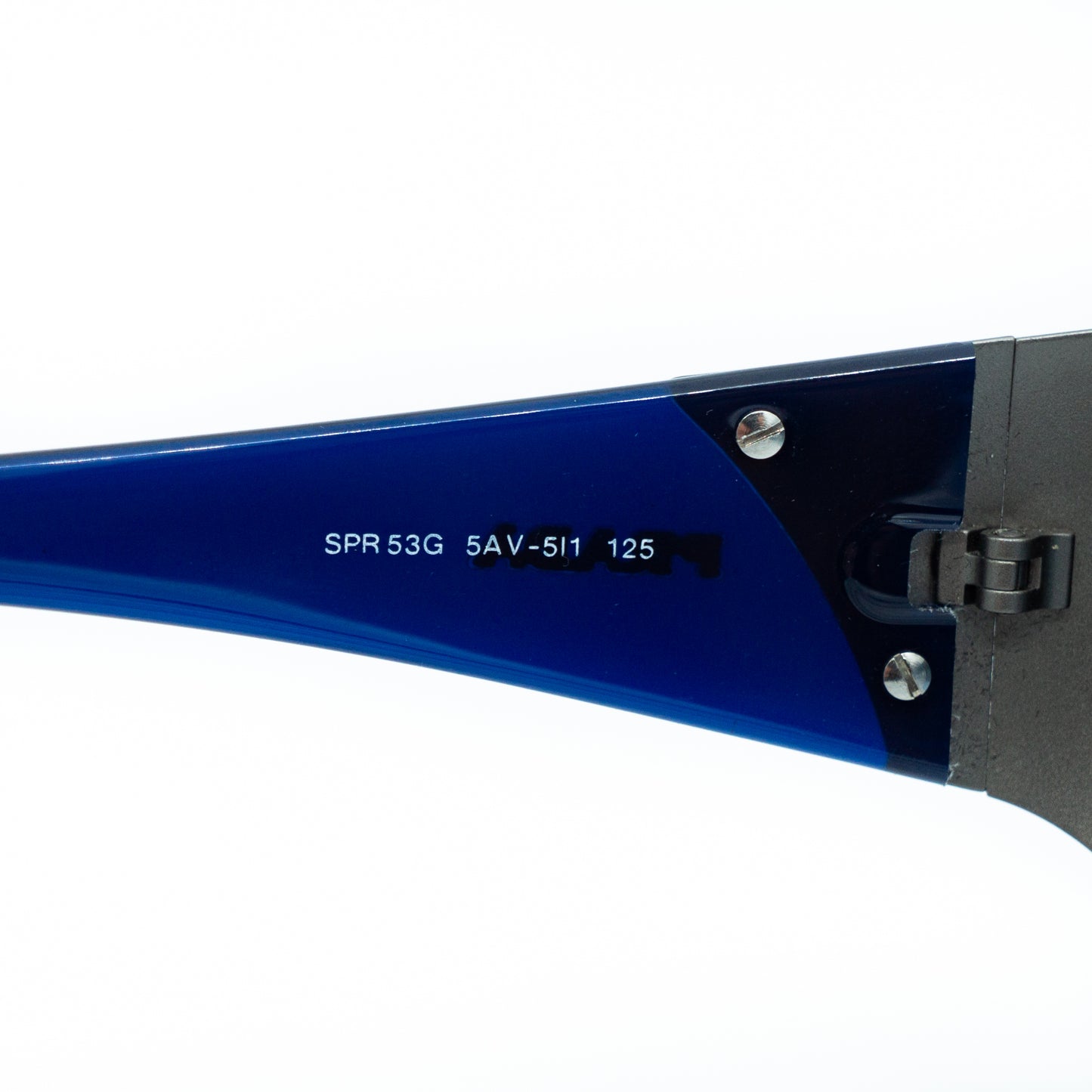 PRADA SPR53G Shield Mask Blue Sunglasses Vintage