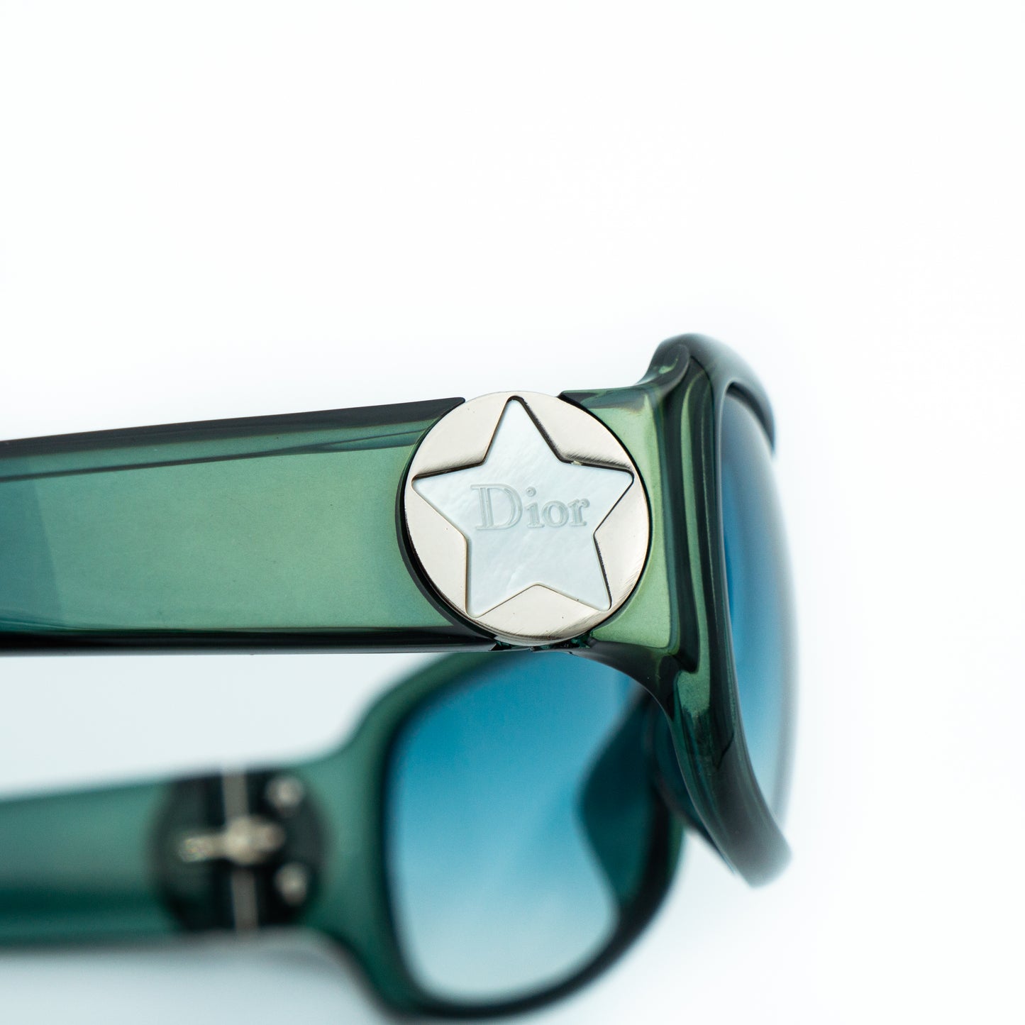 Christian Dior STARSHINE 2 Green Sunglasses Vintage