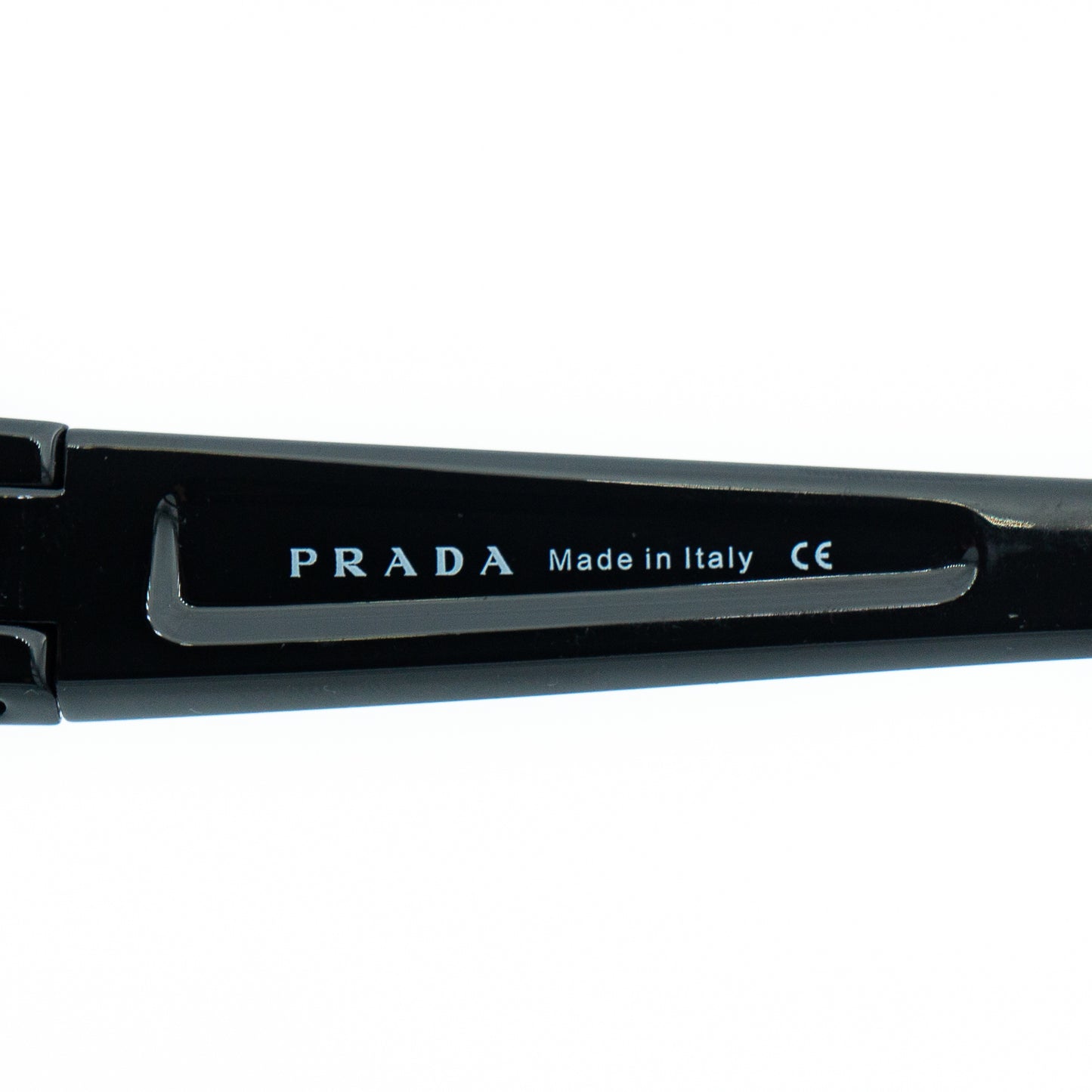 PRADA SPS57G Black Shield Mask Sunglasses Vintage