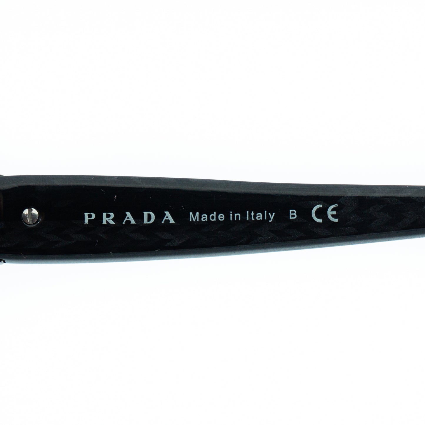 Prada SPR17L Black Mask Sunglasses Vintage