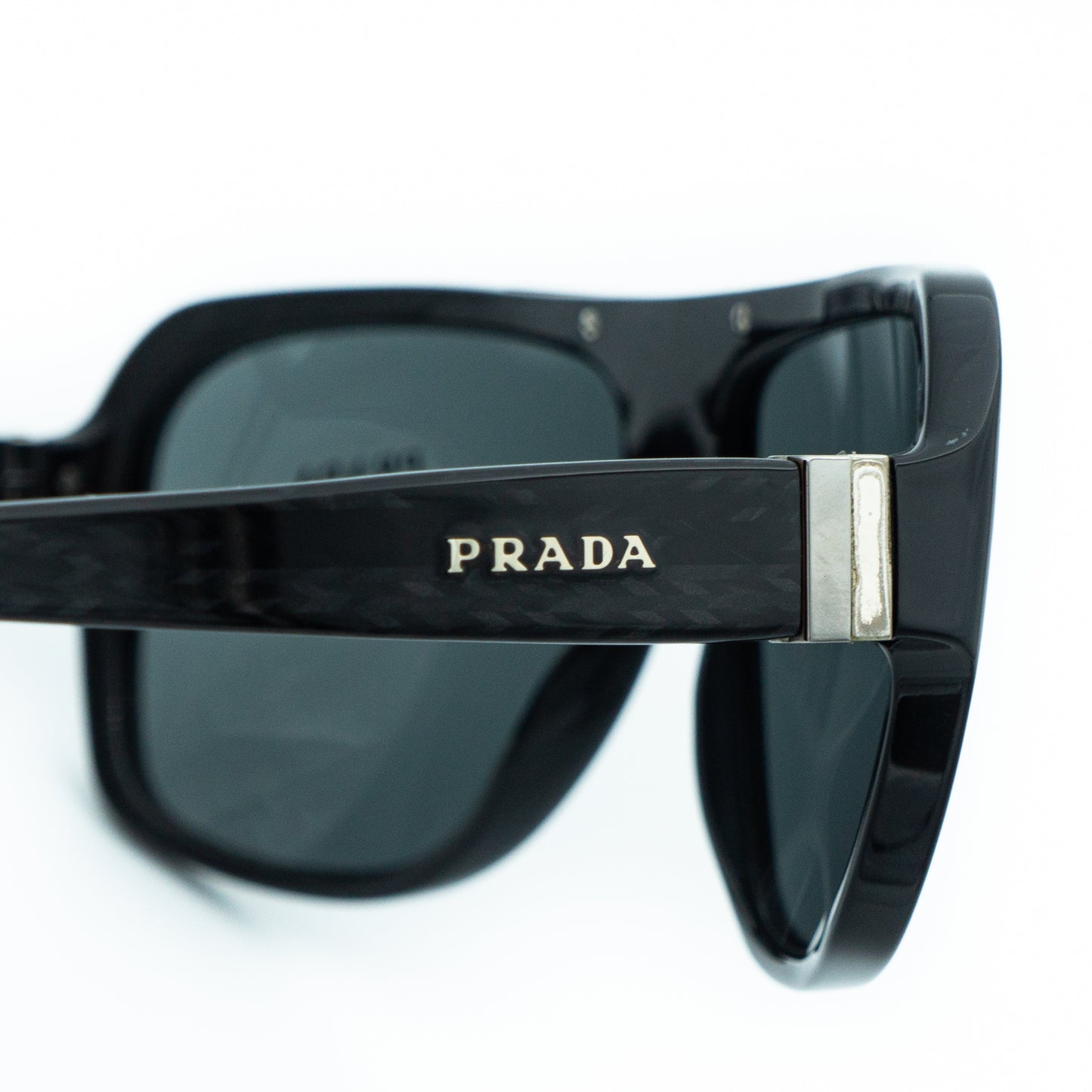 Prada SPR17L Black Mask Sunglasses Vintage