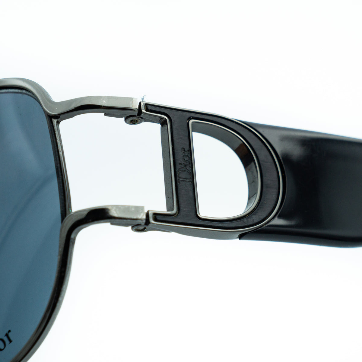 Christian Dior PRECOLL 2 Aviator Black Sunglasses Vintage