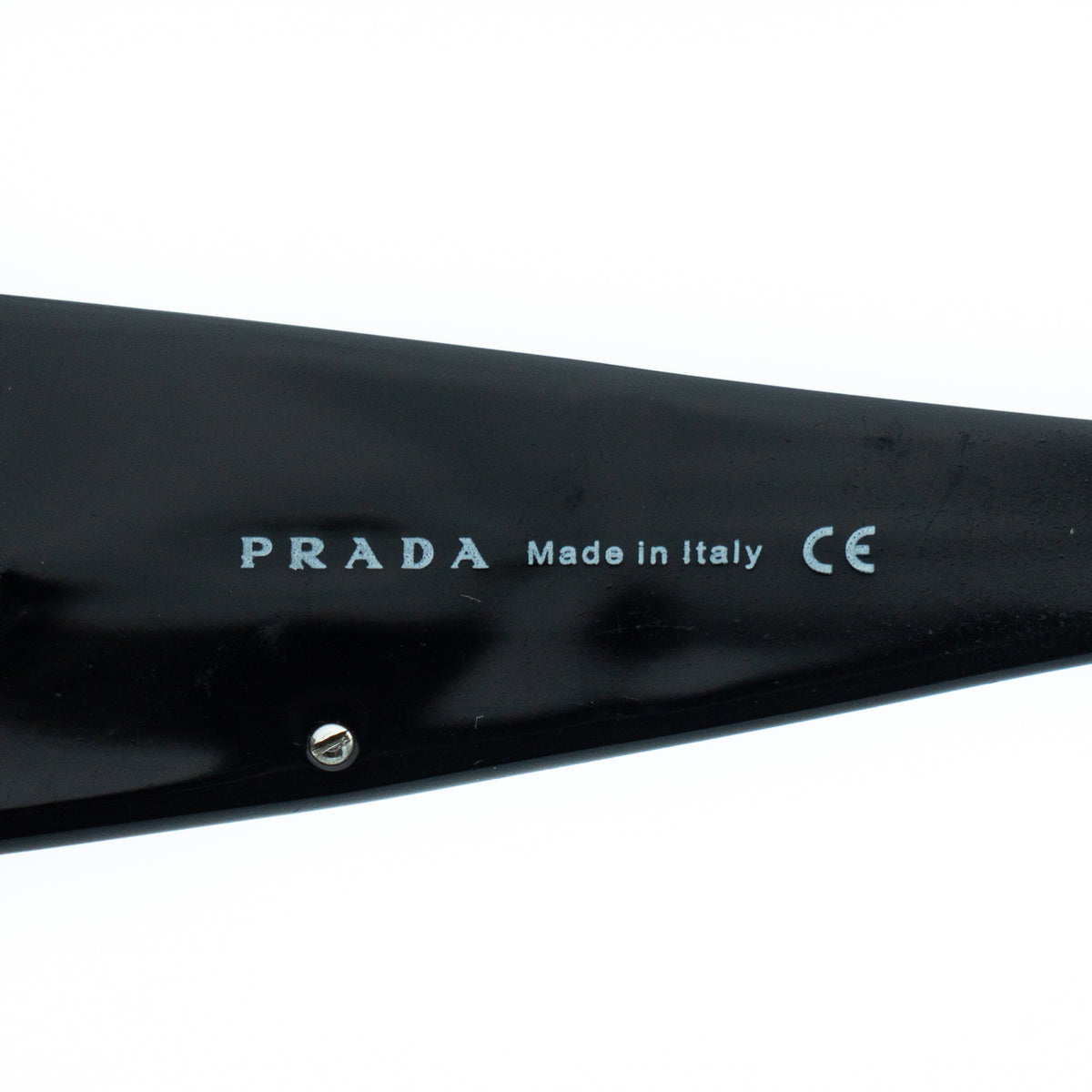 Prada SPR10H Logo Black Sunglasses Vintage