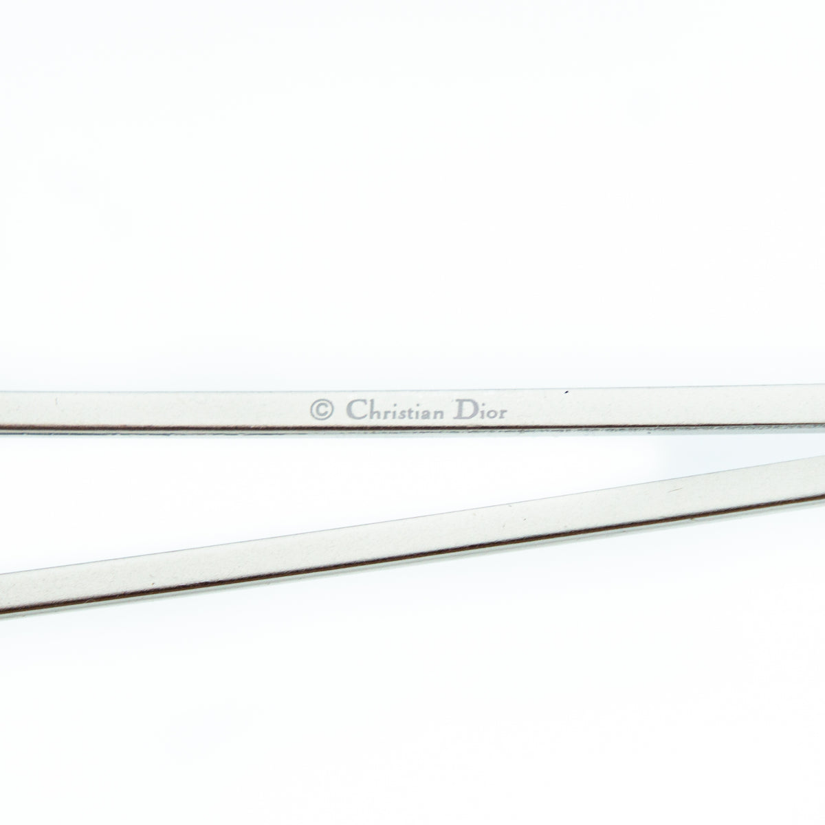 Christian Dior CLUBBING Rimless Silver Sunglasses Vintage