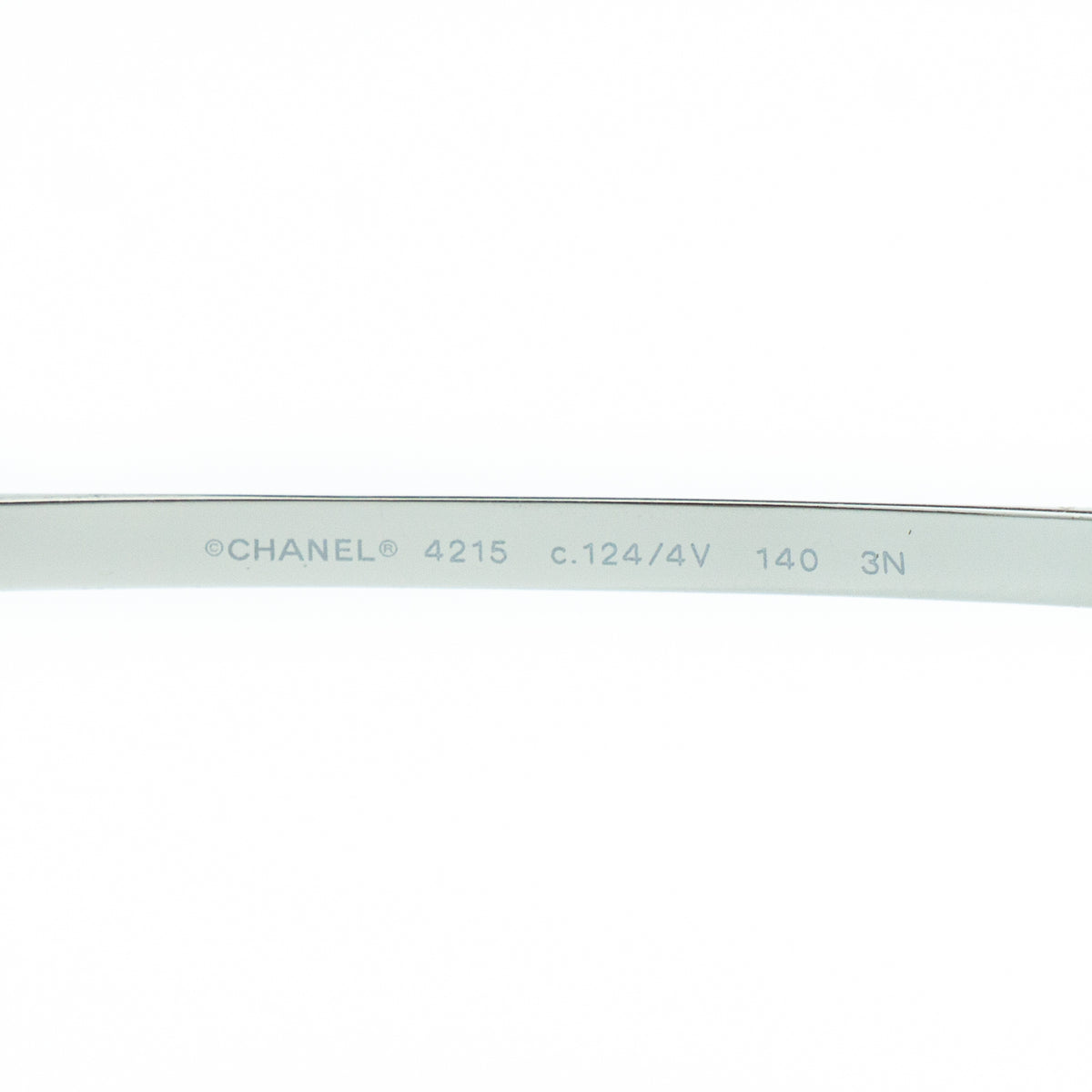 CHANEL 4215 Purple Shield Rimless Sunglasses Vintage