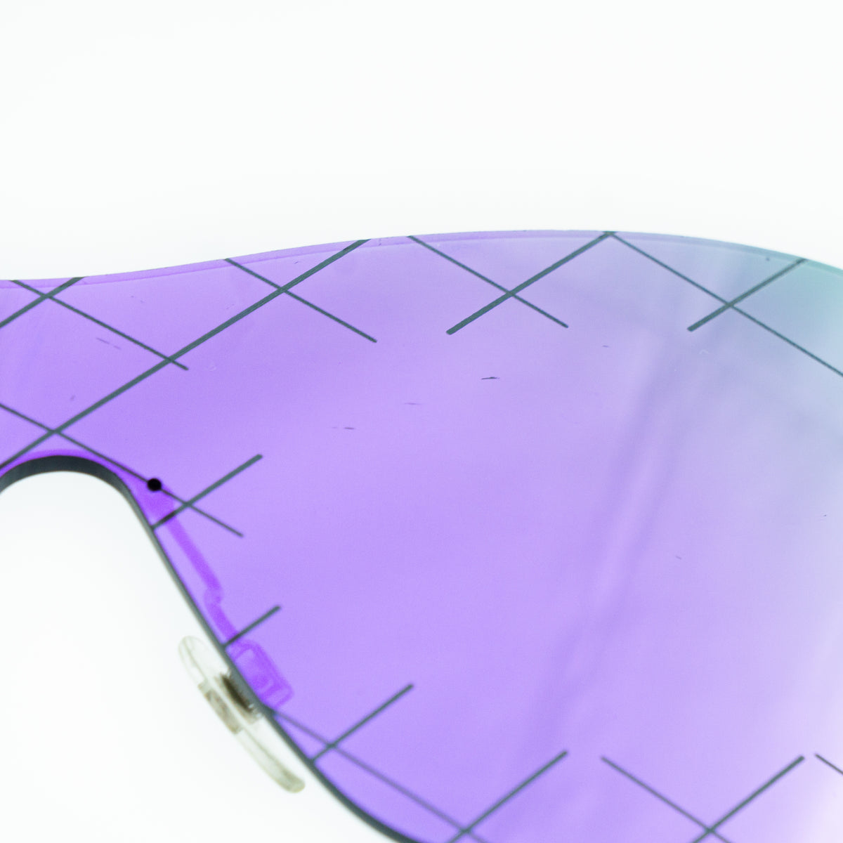 CHANEL 4215 Purple Shield Rimless Sunglasses Vintage