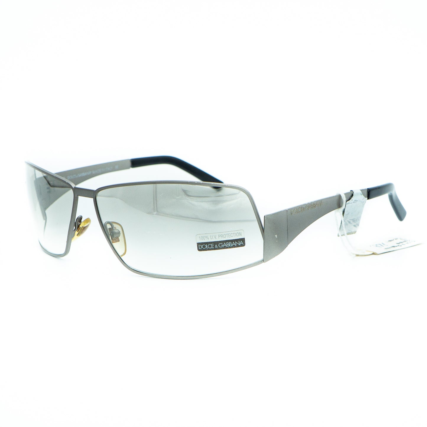 Dolce & Gabbana DG 381S Silver Metal Sunglasses Vintage