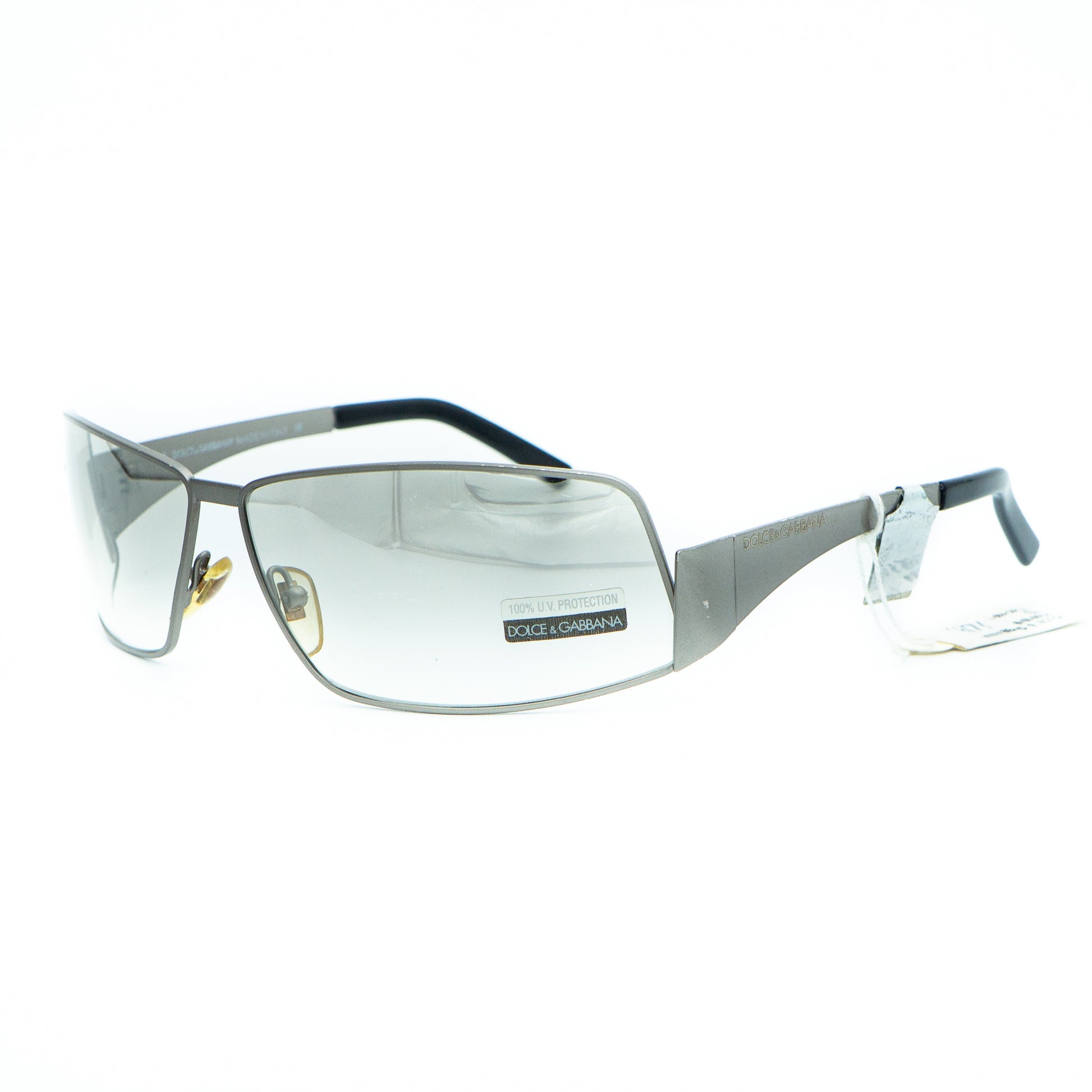 Dolce & Gabbana DG 381S Silver Metal Sunglasses Vintage