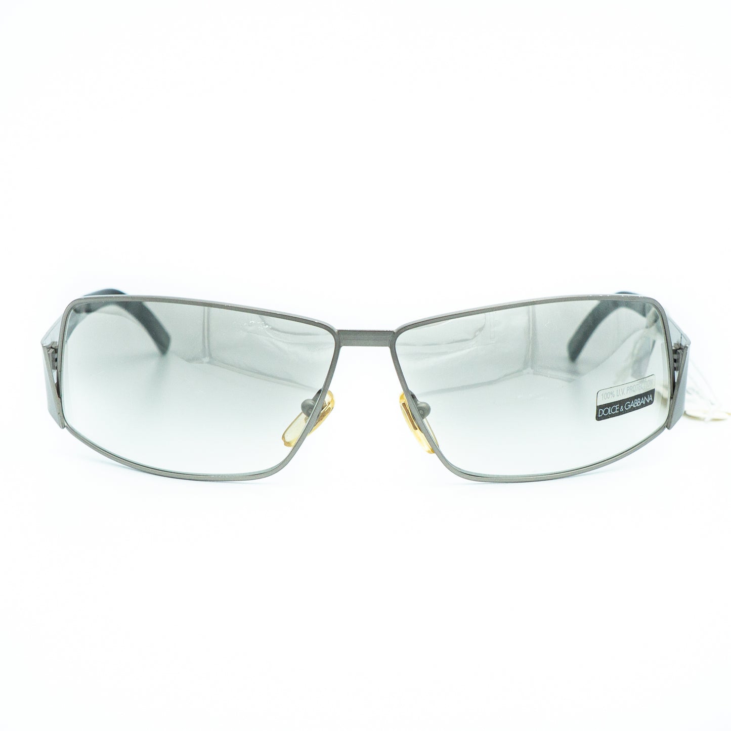 Dolce & Gabbana DG 381S Silver Metal Sunglasses Vintage