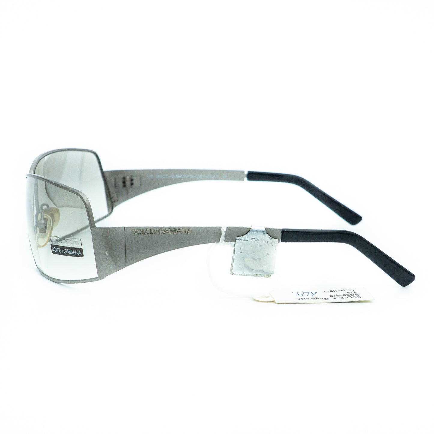 Dolce & Gabbana DG 381S Silver Metal Sunglasses Vintage