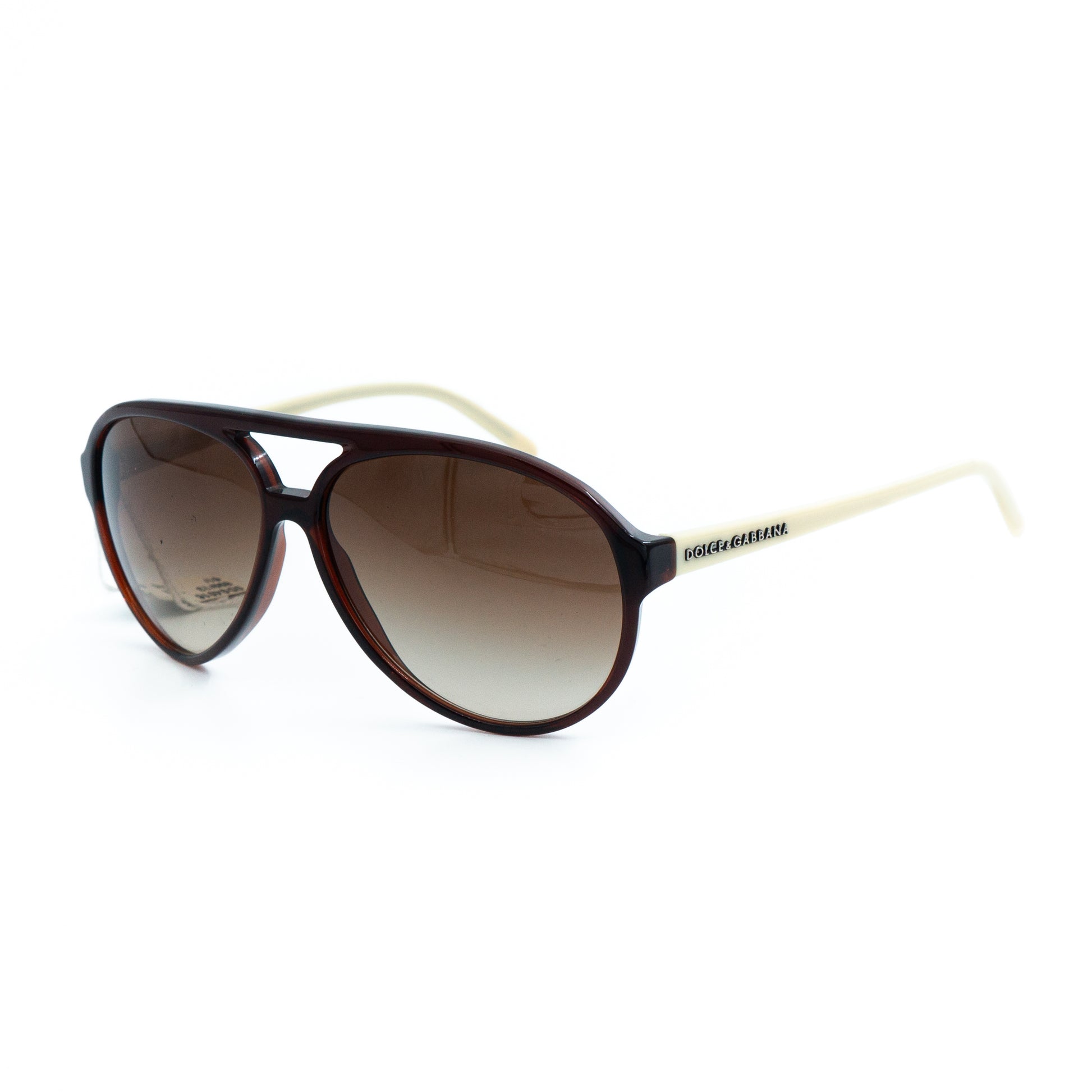 Dolce & Gabbana DG 4016 Brown Oversized Sunglasses Vintage 