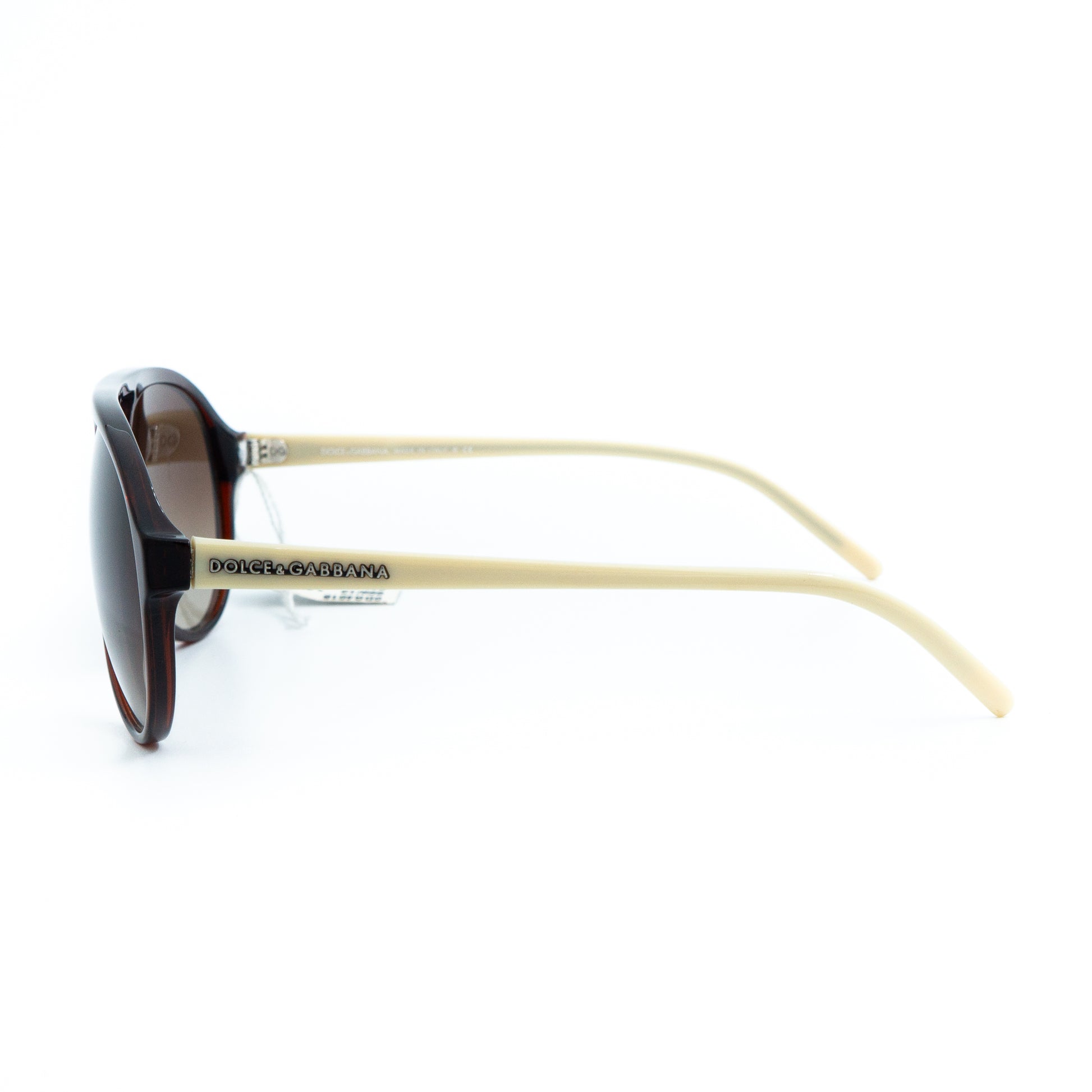 Dolce & Gabbana DG 4016 Brown Oversized Sunglasses Vintage 