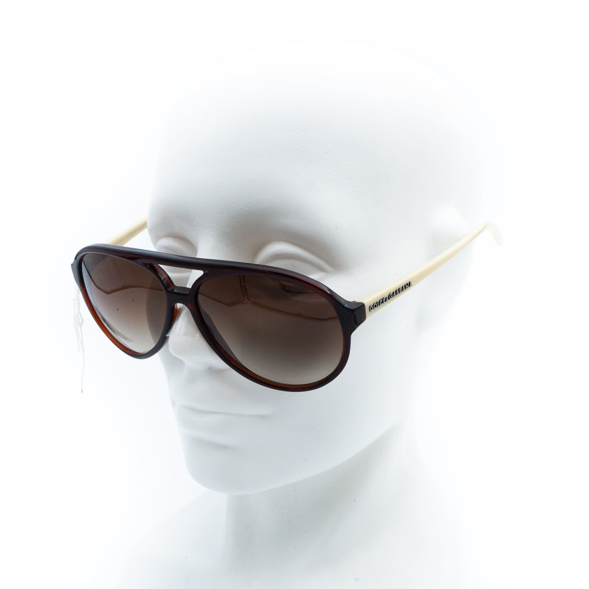 Dolce & Gabbana DG 4016 Brown Oversized Sunglasses Vintage 