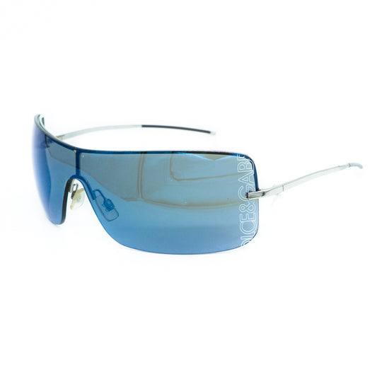 Dolce & Gabbana DG 493S Blue Shield Sunglasses Vintage 