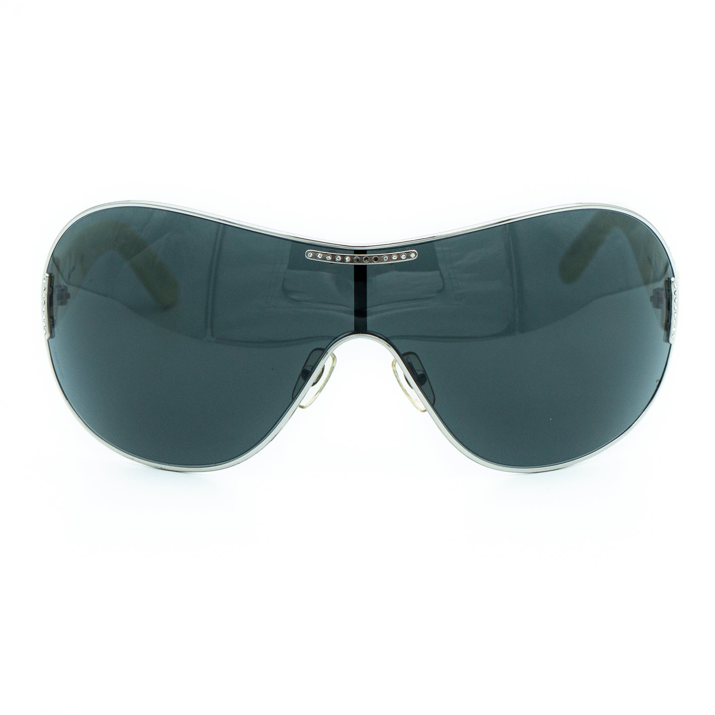 Dolce & Gabbana DG 6022-B White Shield Sunglasses Vintage