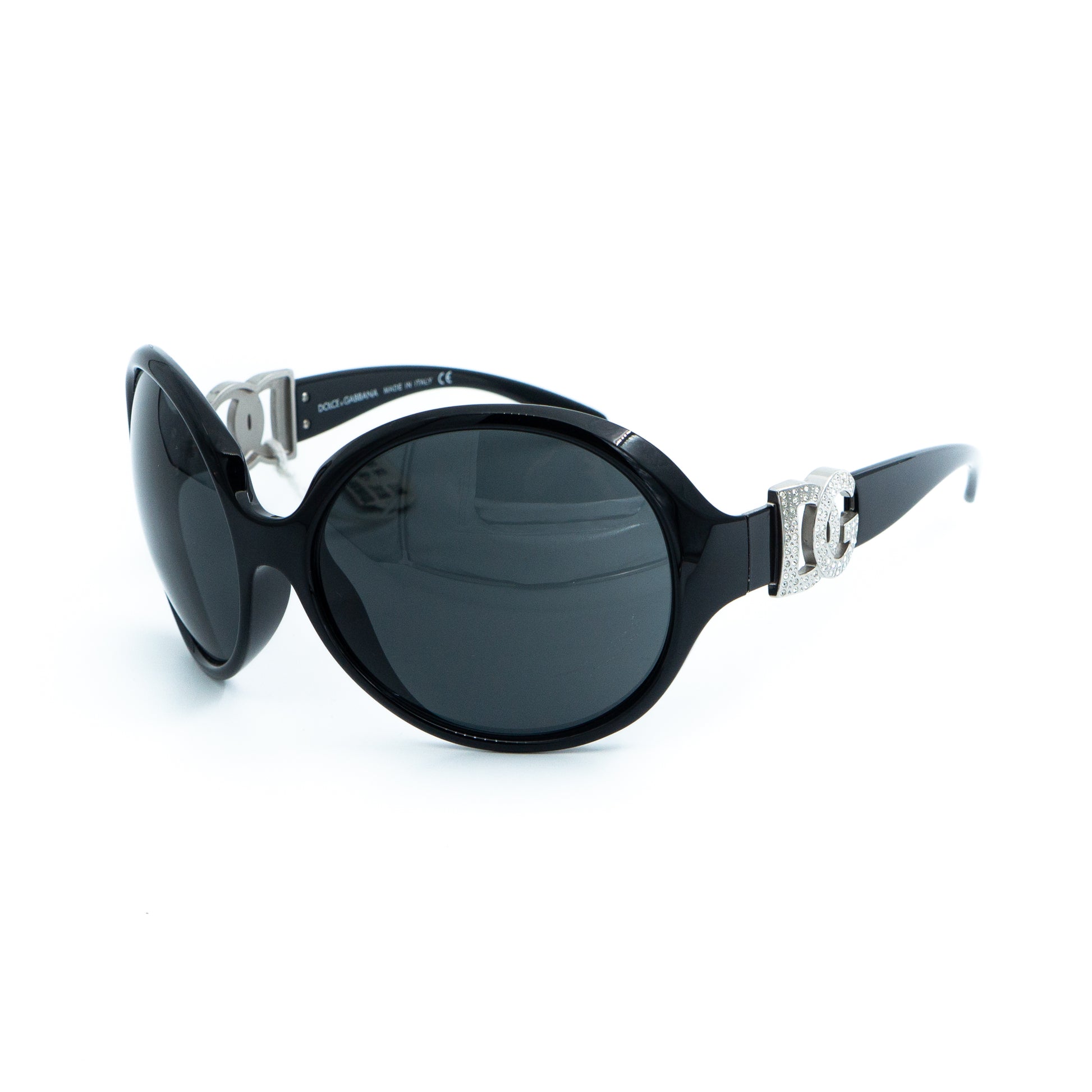 Dolce & Gabbana DG 6030B Black Oversized Sunglasses Vintage