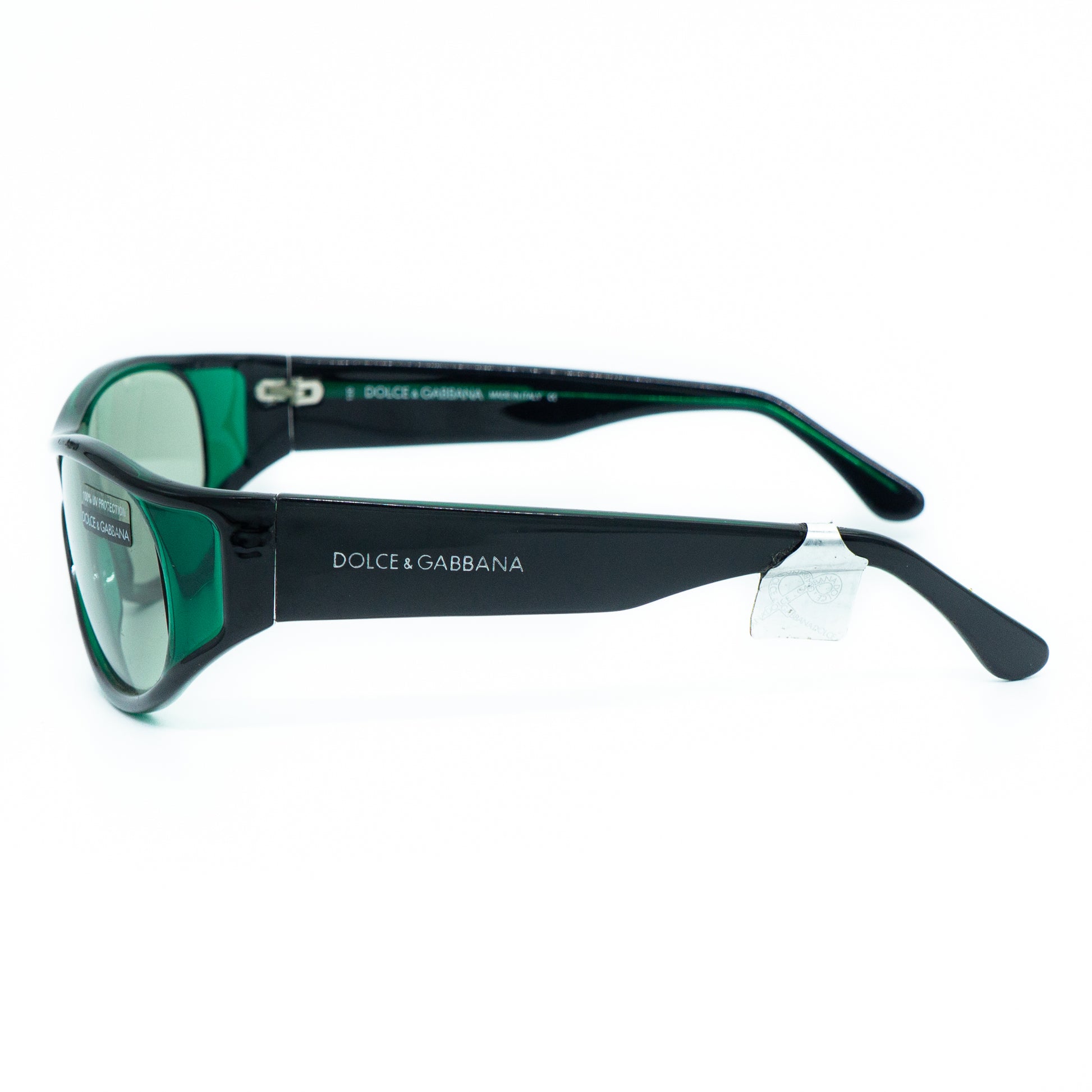 Dolce & Gabbana DG 725S Green Oval Sunglasses Vintage