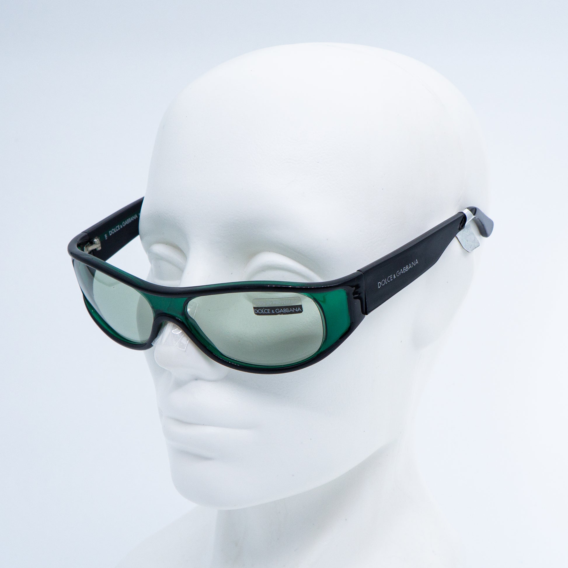 Dolce & Gabbana DG 725S Green Oval Sunglasses Vintage