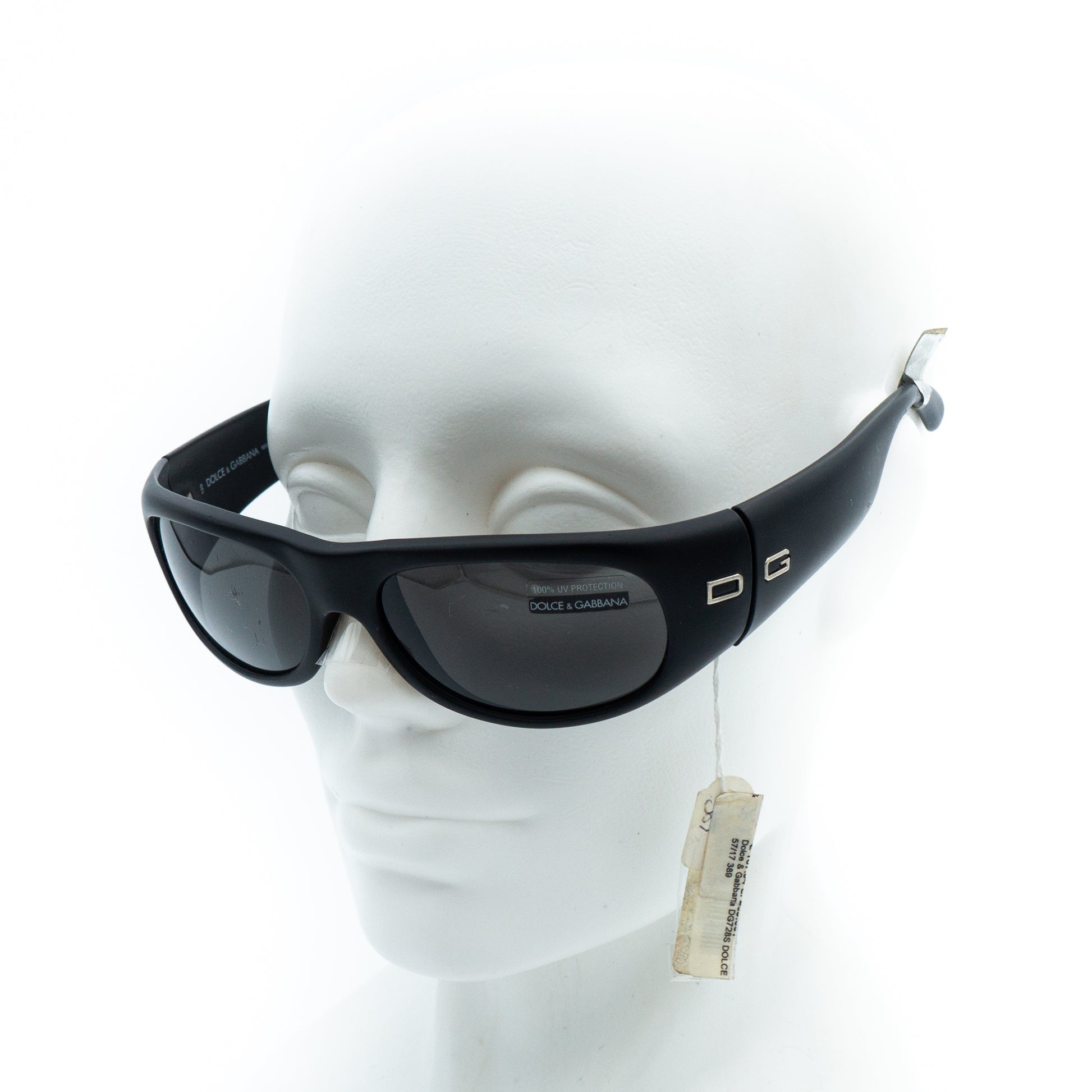 Dolce & Gabbana DG 728S Sport Black Sunglasses Vintage