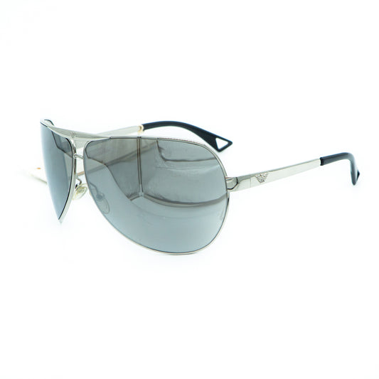Emporio Armani EA 9367/S Silver Aviator Mask Sunglasses Vintage