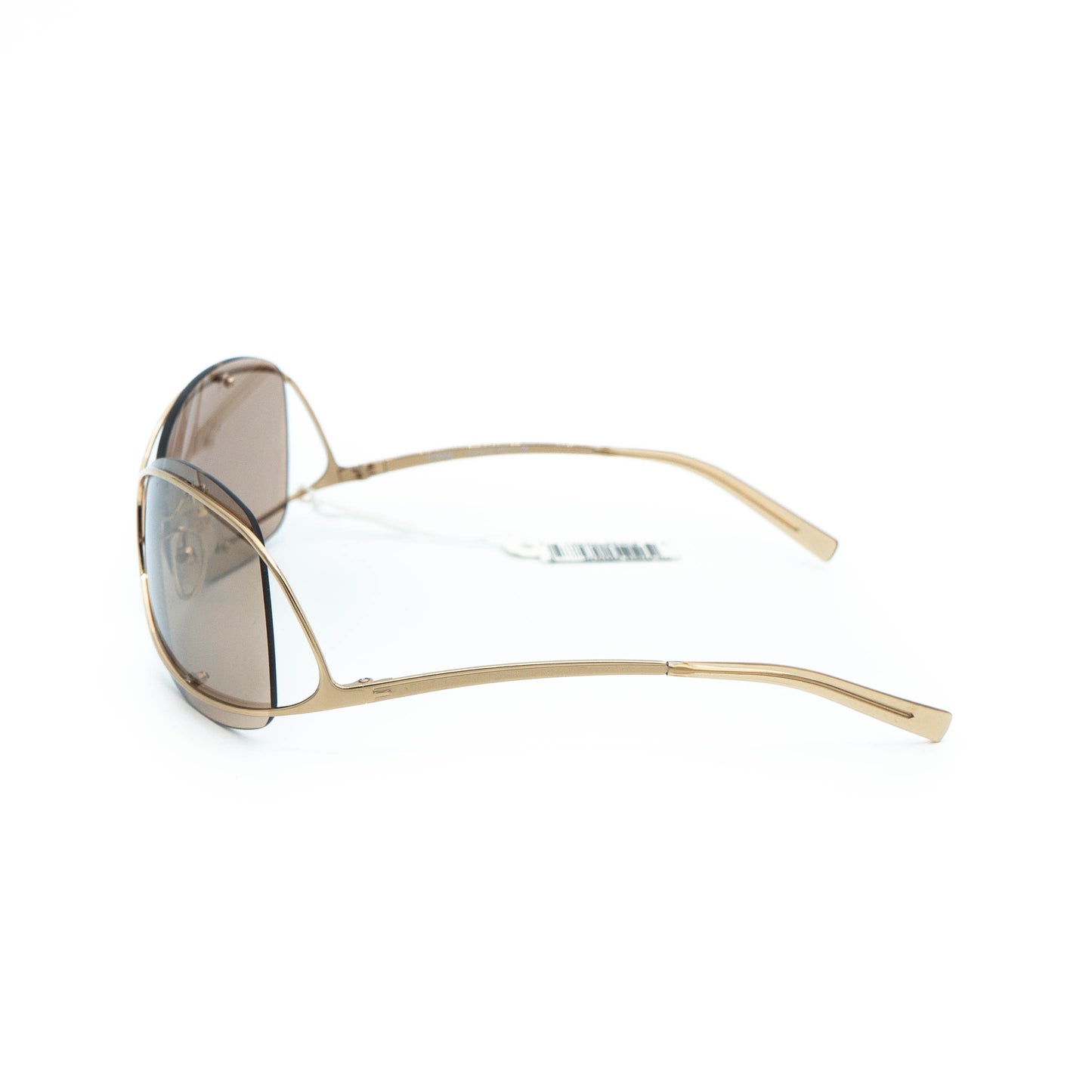 FENDI SL 7404 Gold Shield Metal Sunglasses Vintage