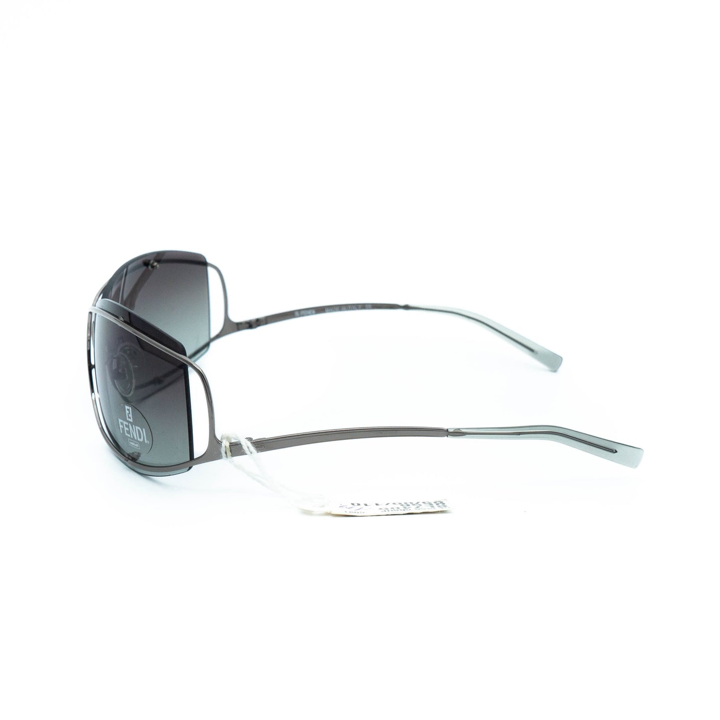 FENDI SL 7405 Silver Shield Metal Sunglasses Vintage