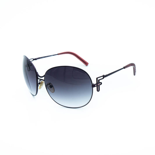 Fendi FS359R Purple Round Oversized Vintage Sunglasses