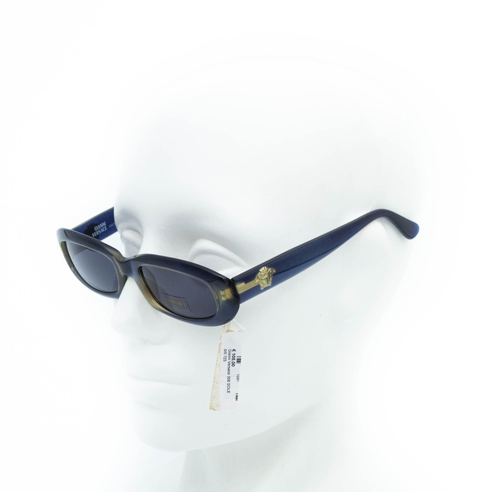 GIANNI VERSACE mod 308 Medusa blue vintage sunglasses