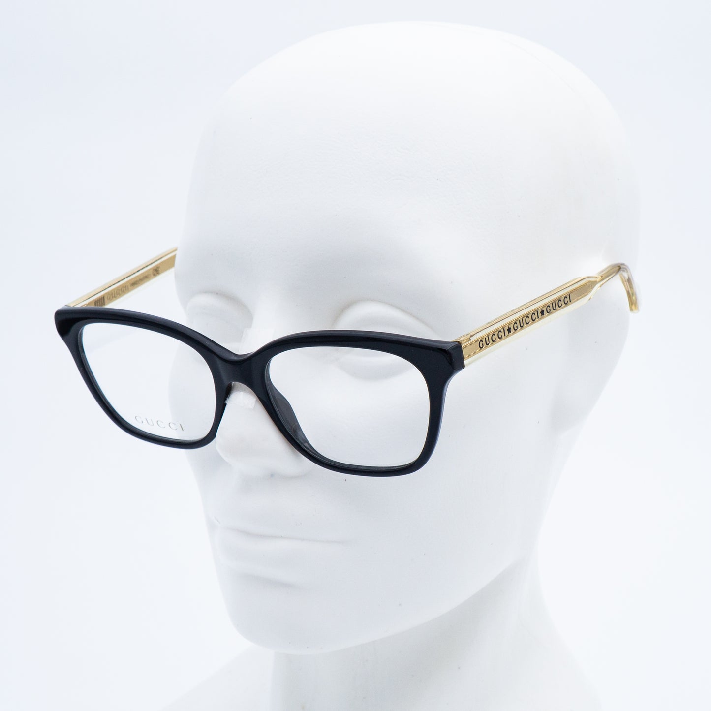 GUCCI GG0566O Black Gold Eye Glasses Frame